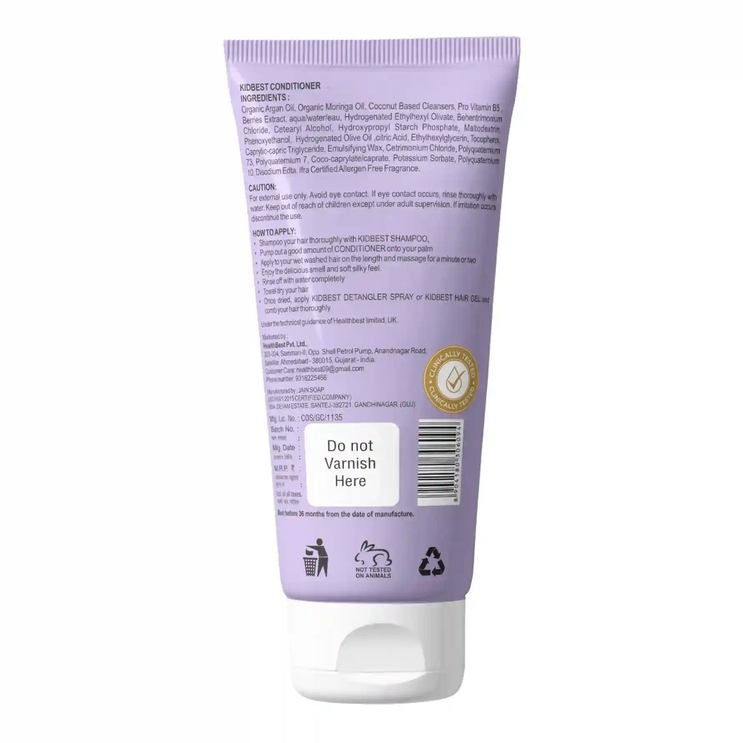 Kids Hair Conditioner - HealthbestKid's Cosmetic