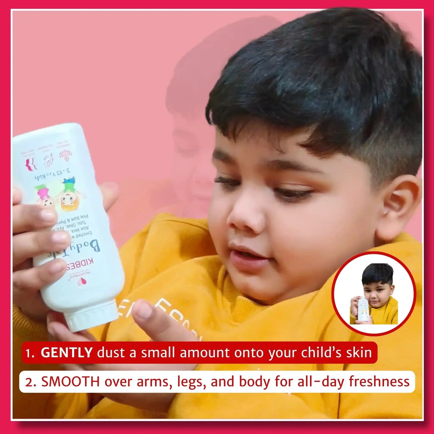 Kids Body Talc - HealthbestKid's Cosmetic