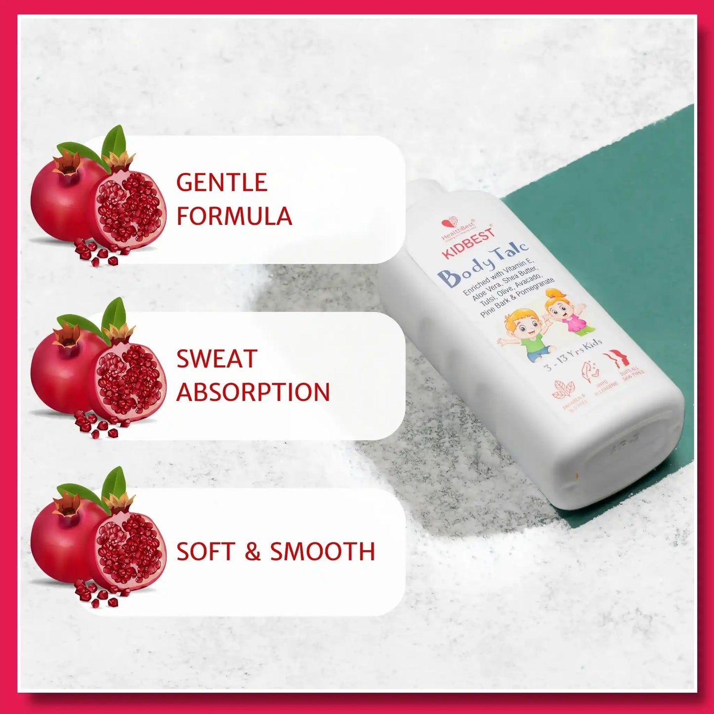 Kids Body Talc - HealthbestKid's Cosmetic