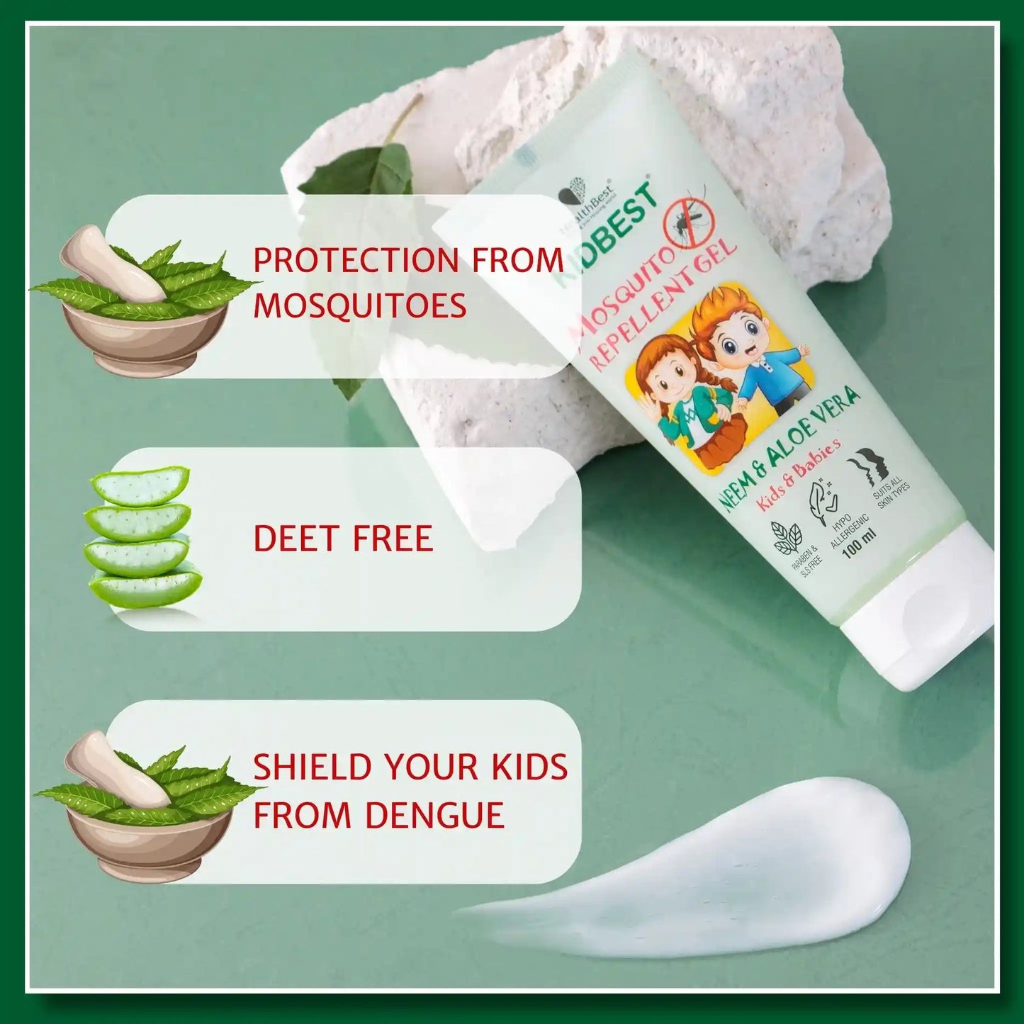 Kids Mosquito Repellent Gel - HealthbestKid's Cosmetic