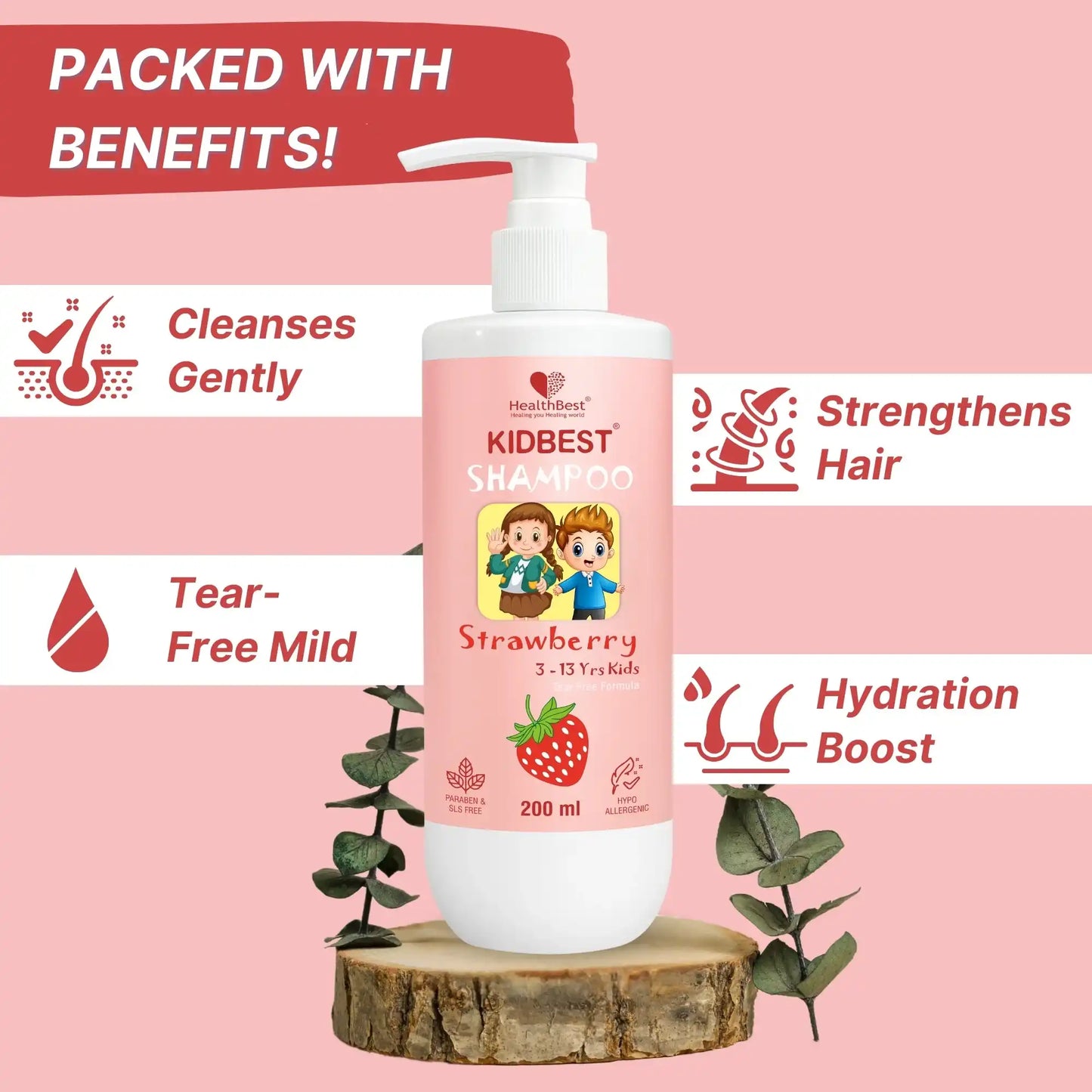Kids Strawberry Hair Shampoo