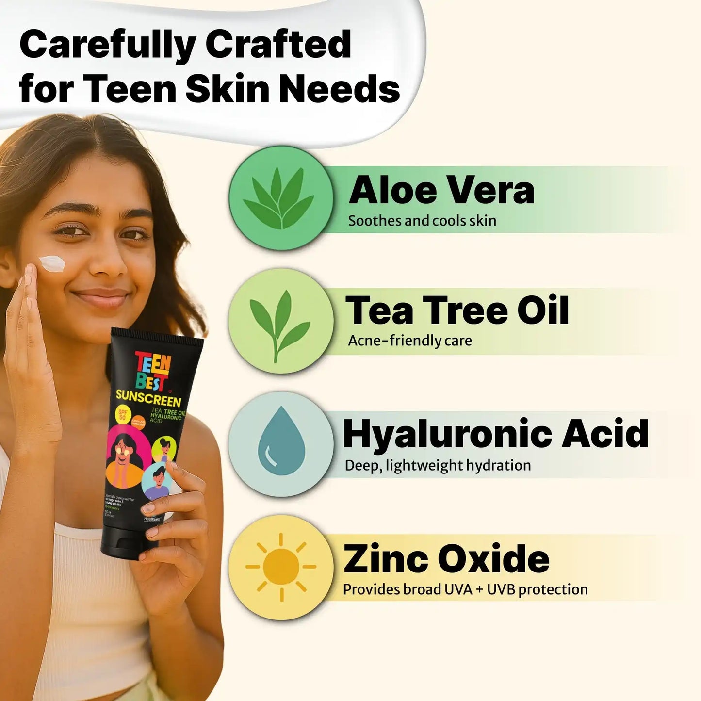 Teens Sunscreen SPF 50 PA++++