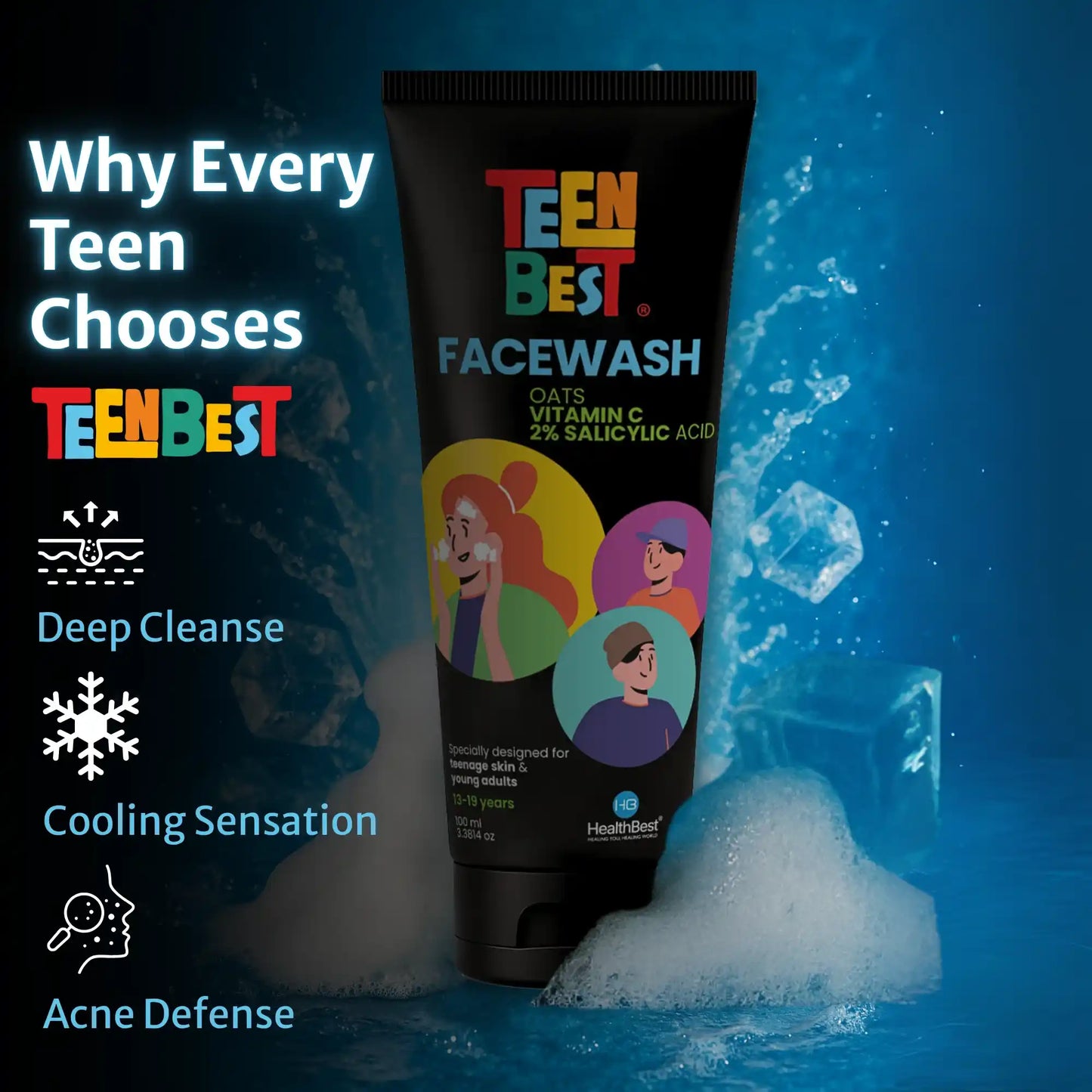 Salicylic Acid Face Wash for Teens