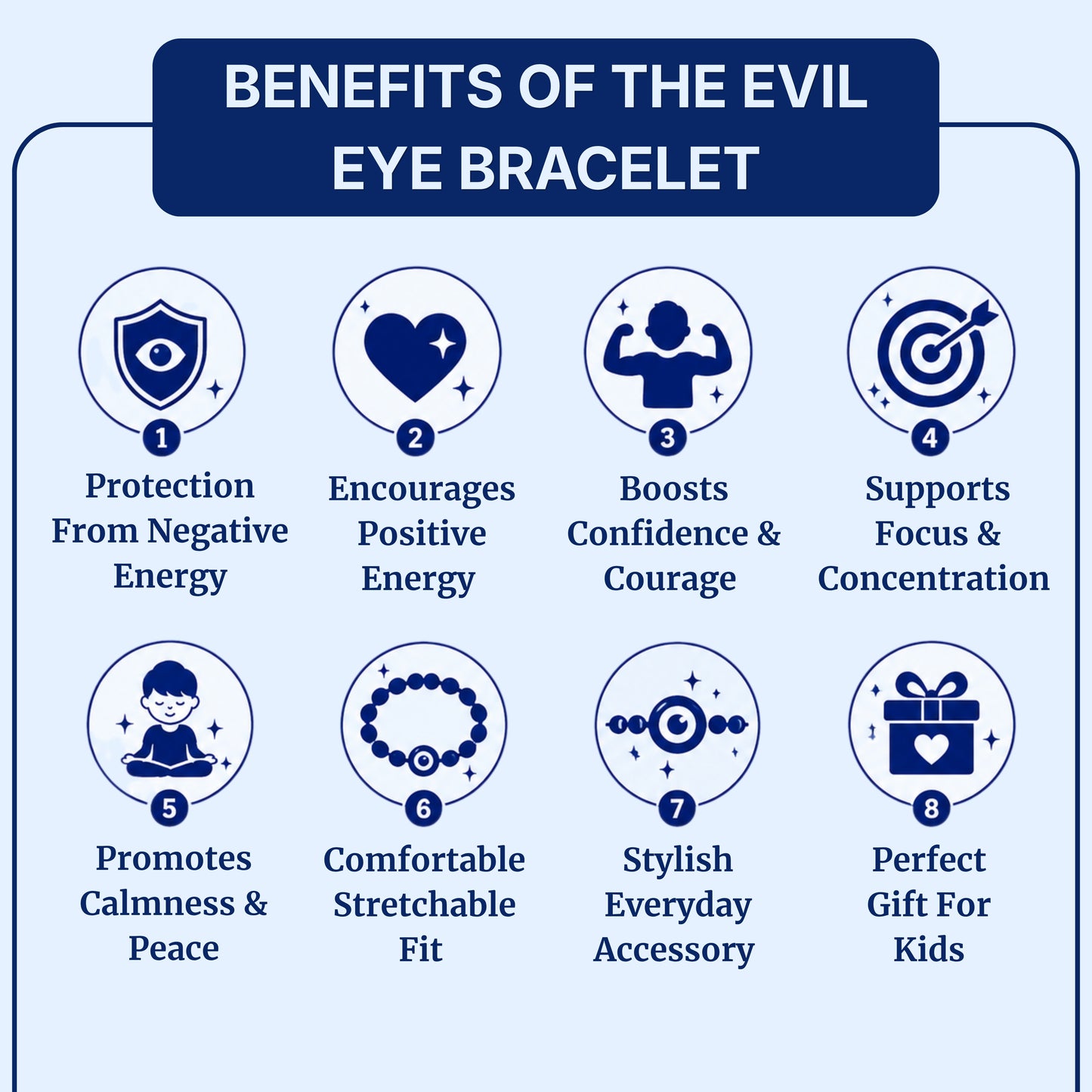 Kids Evil Eye Bracelet