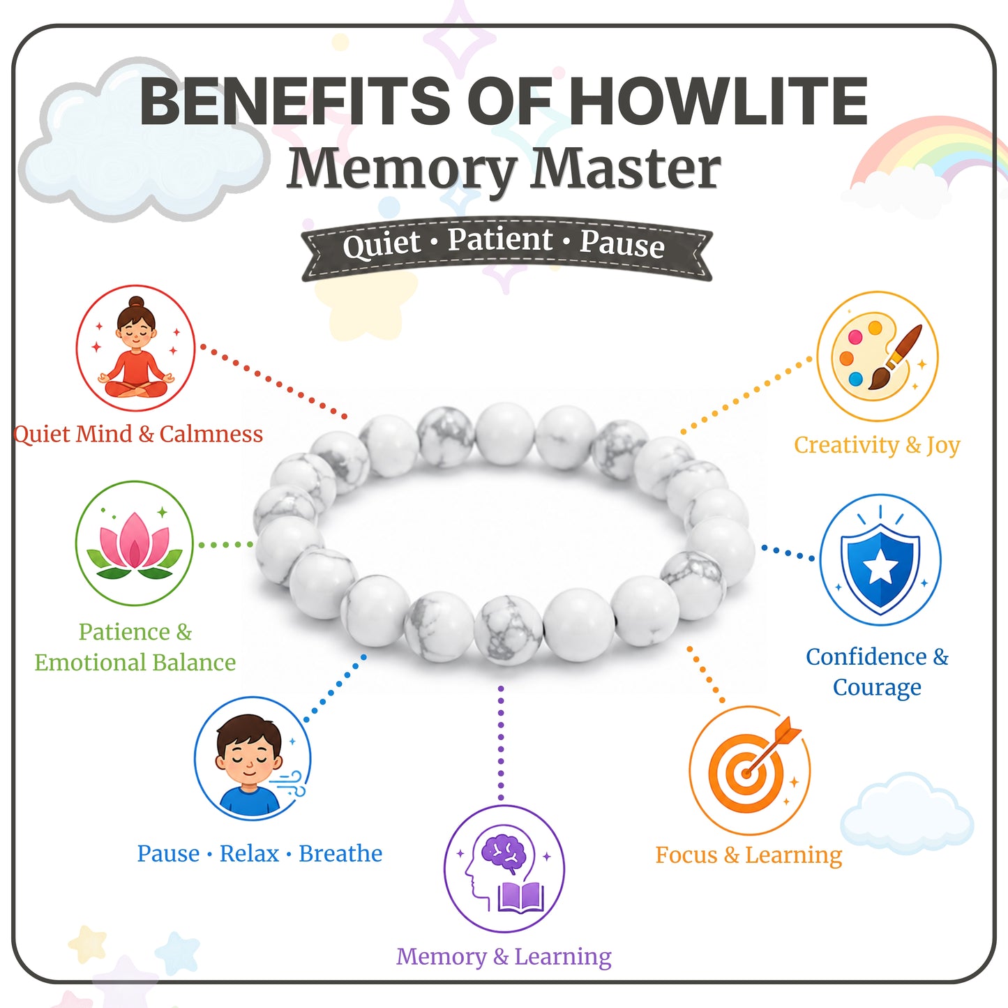 Kids Howalite Bracelet