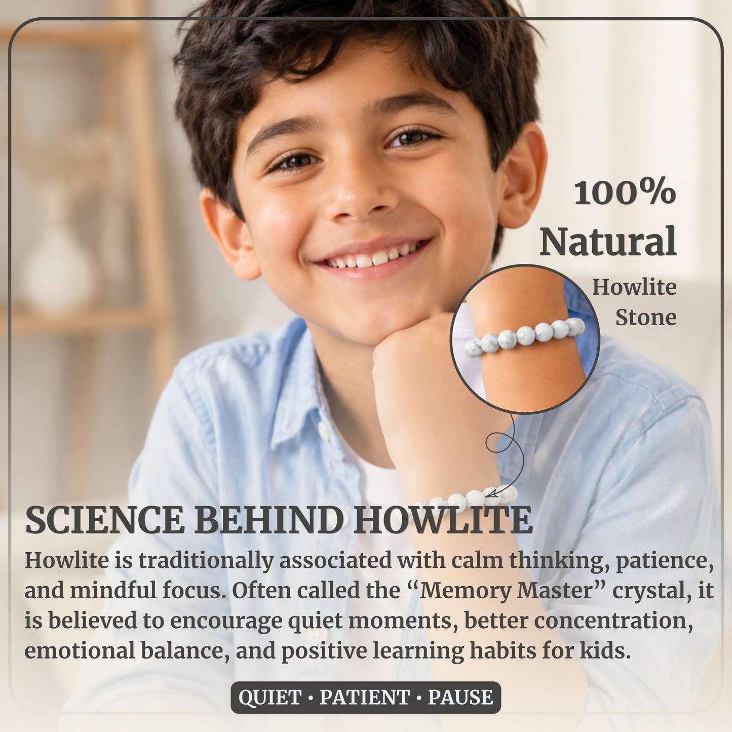 Kids Howalite Bracelet