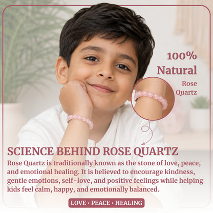 Kids Rose Quartz Bracelet
