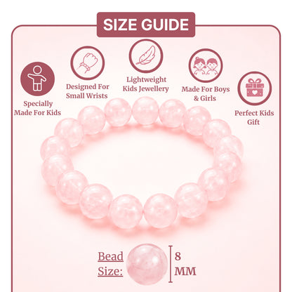 Kids Rose Quartz Bracelet