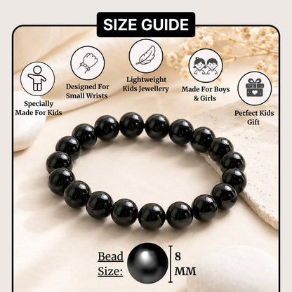 Kids Black Tourmaline Bracelet