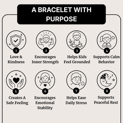 Kids Black Tourmaline Bracelet