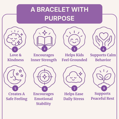 Kids Amethyst Bracelet