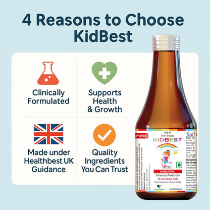 healthbest kids Iron syrup for supporting health