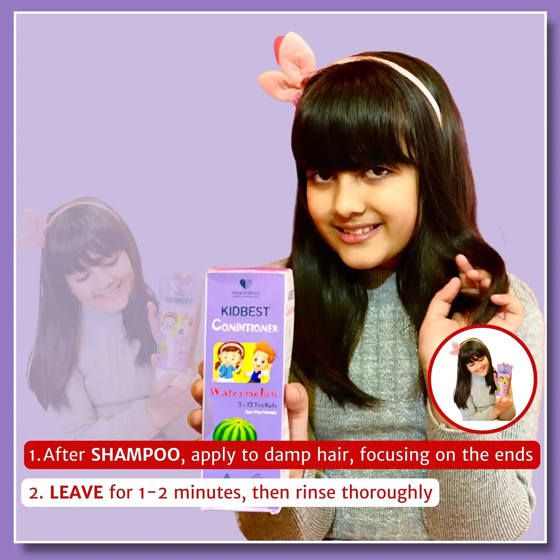 Kids Hair Conditioner - HealthbestKid's Cosmetic