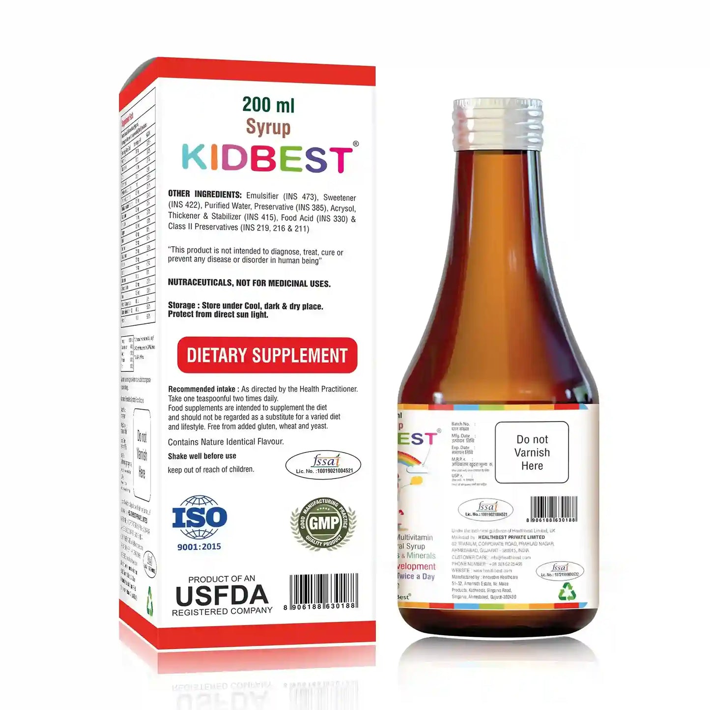healthbest kids iso approved appetite syrup