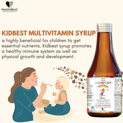 healthbest kids growth multivitamin syrup