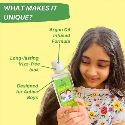 healthbest kids hair oil with argan