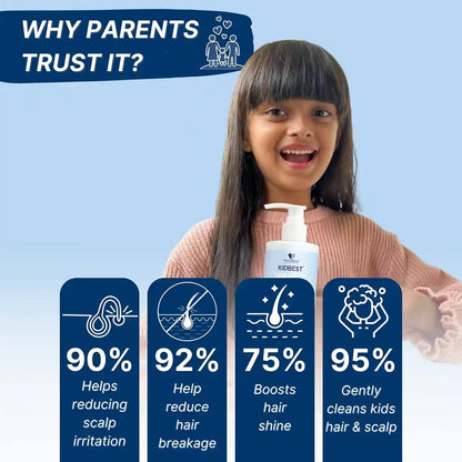 healthbest kids clean hair shampoo