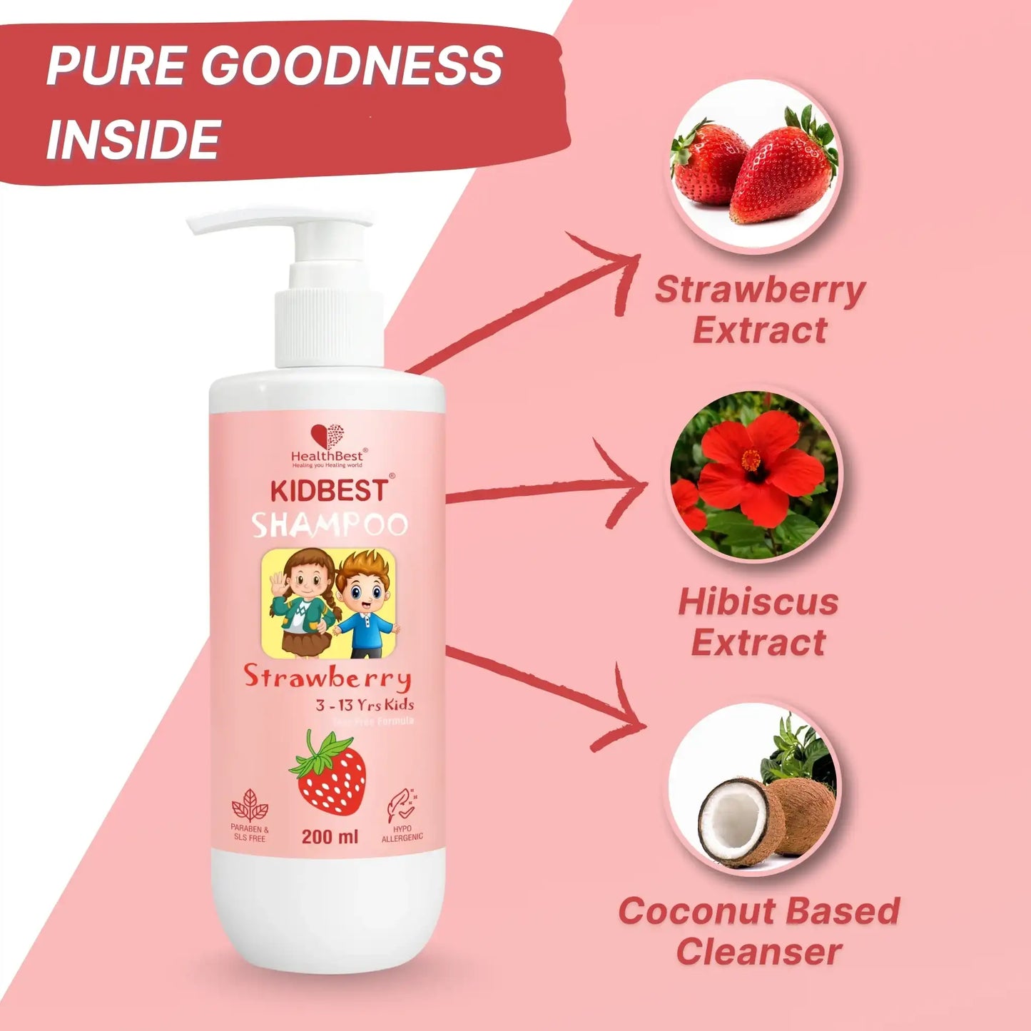 Kids Strawberry Hair Shampoo