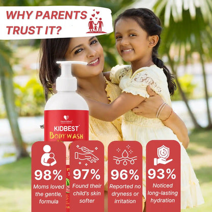 healthbest kids soft skin body wash