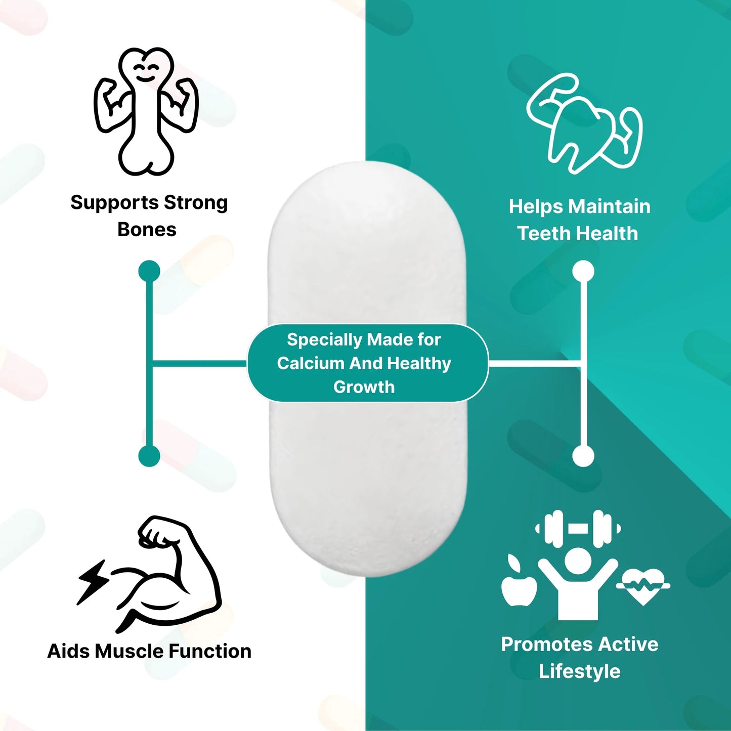 Calcium & Vitamin D3 30 Tablets