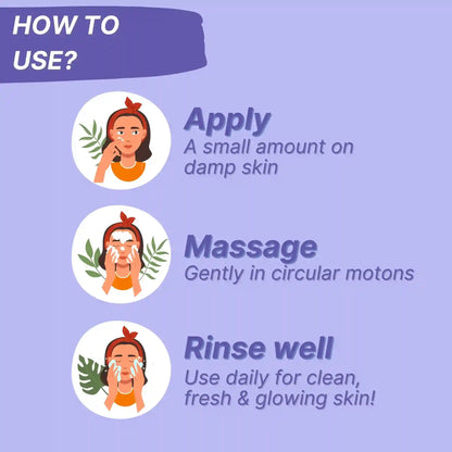 healthbest how to use kids face wash