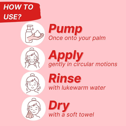 Kids Watermelon Foaming Face Wash