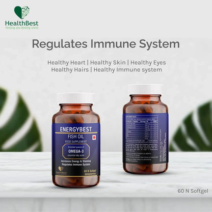 Fish Oil Soft Gel capsules - HealthbestVitamin Supplement
