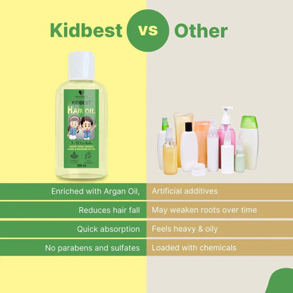 healthbest kids quick absorption hair oil