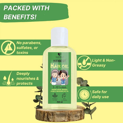 healthbest kids light and non greasy hair oil