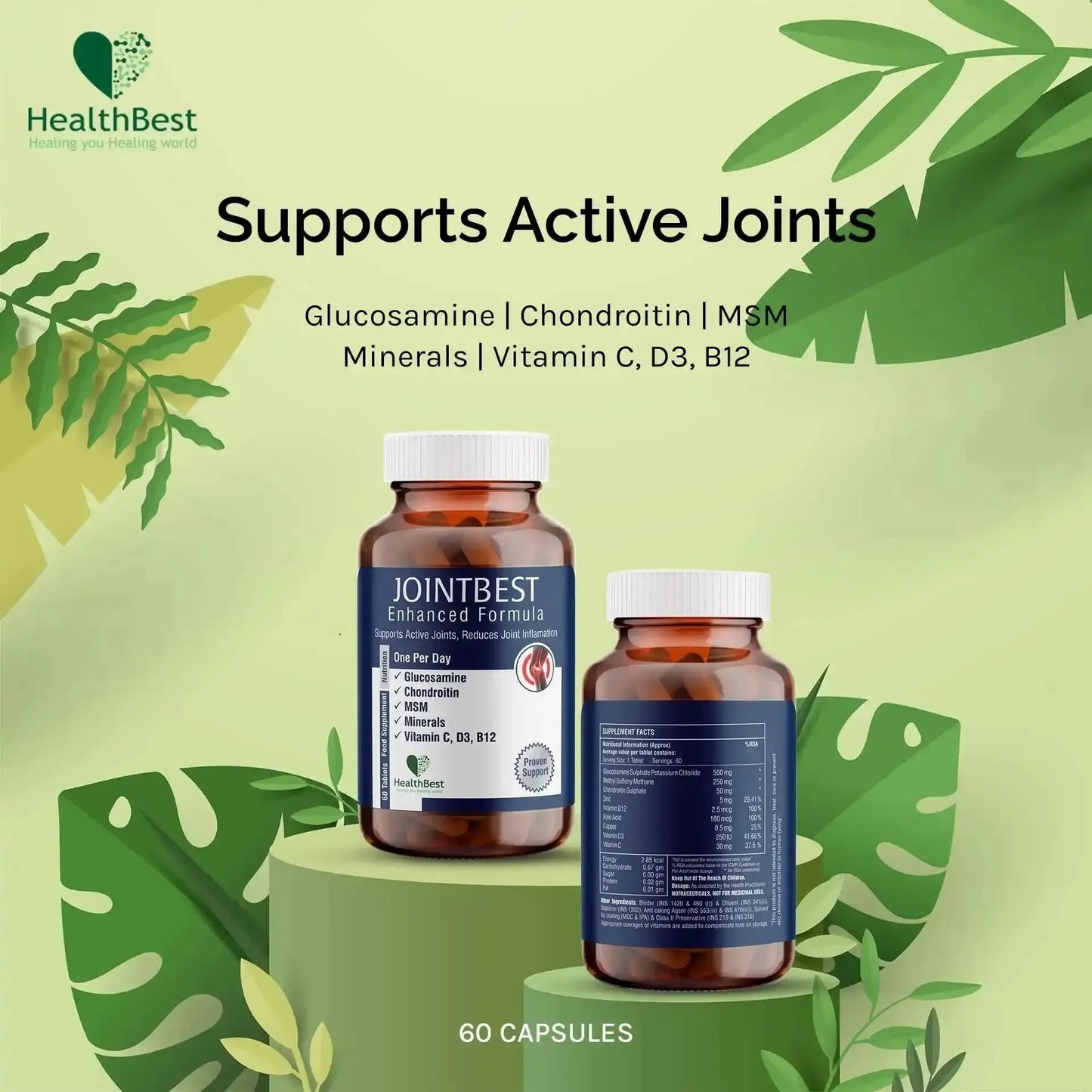 Joint Health Support Tablets joint-health-support-supplementvitamin-supplement-825006