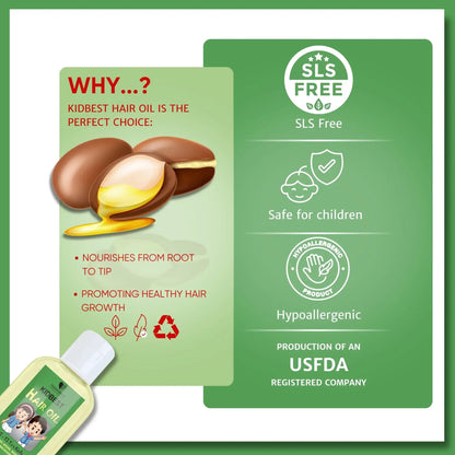 Kids Hair Oil - HealthbestKid's Cosmetic
