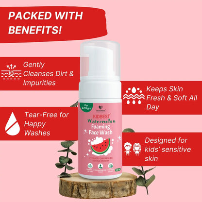 Kids Watermelon Foaming Face Wash
