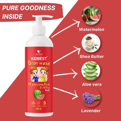 healthbest kids body wash with aloe vera