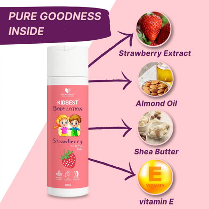 Kids Strawberry Body Lotion 200ml