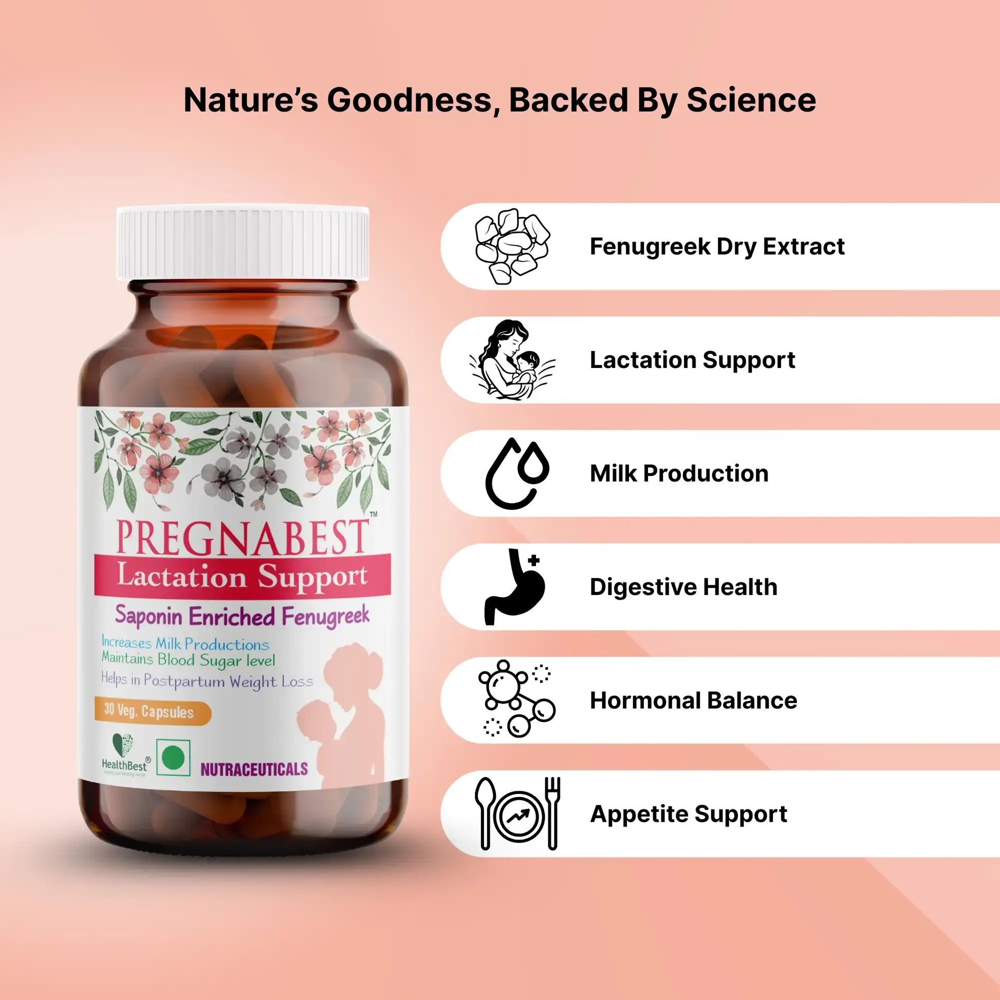 healthbest milk production capsules for women