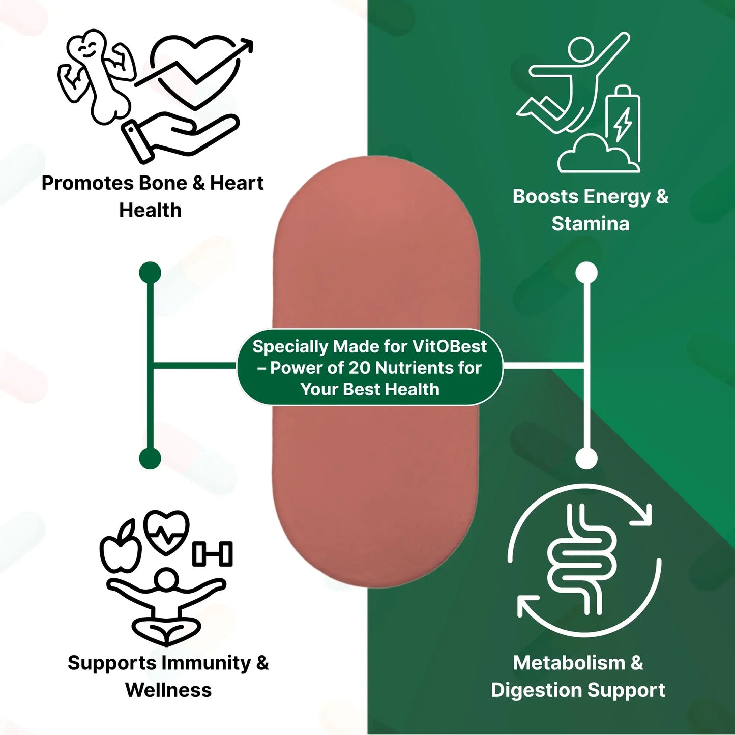 Vitobest Multivitamin 30 Tablets for Men & Women