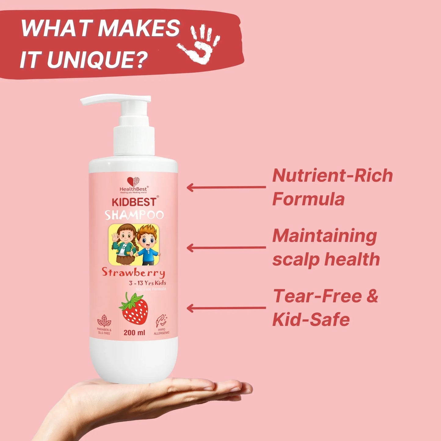 Kids Strawberry Hair Shampoo